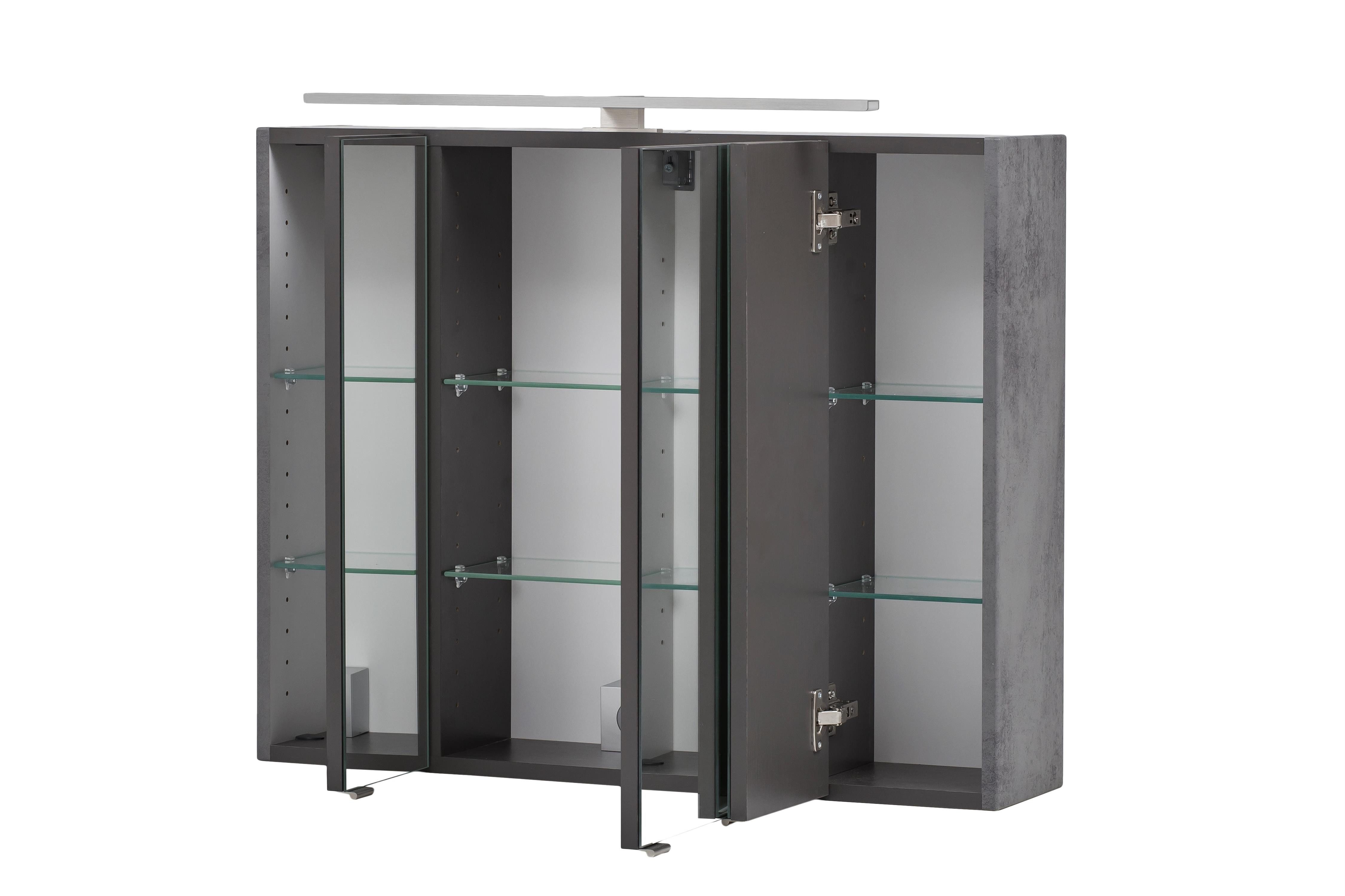 HELD MÖBEL Spiegelschrank 80 x 64 x 20 cm (B/H/T)