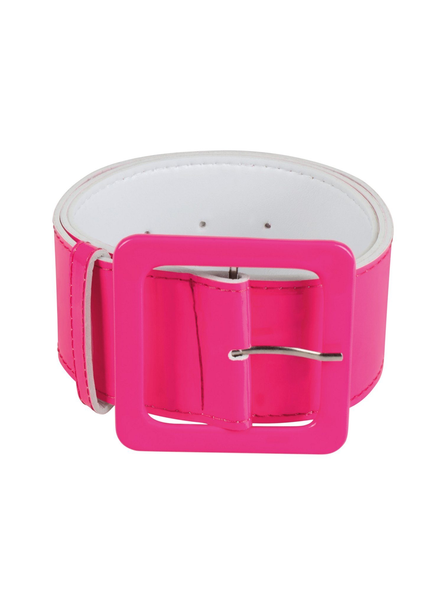 Boland Synthetikgürtel Lackgürtel neon-pink günstig online kaufen