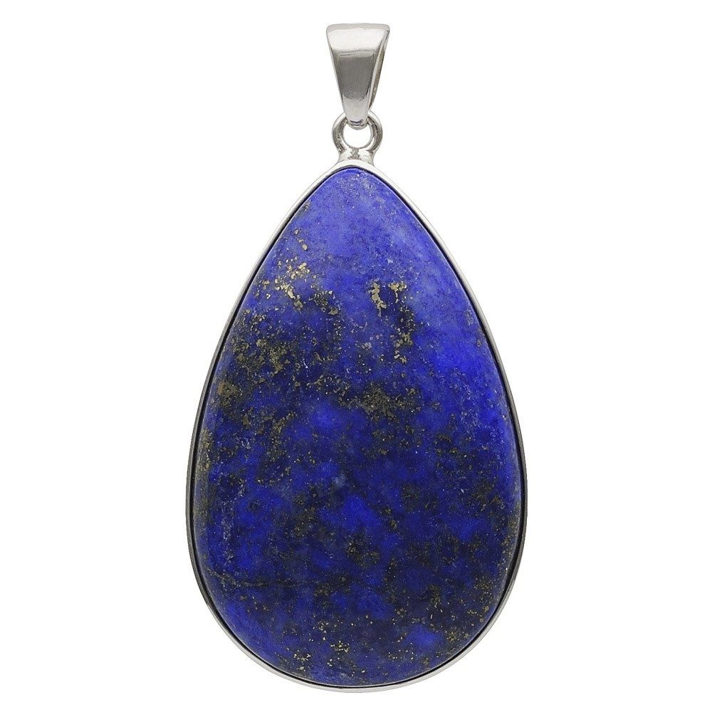 Schmuck Krone Kettenanhänger Anhänger Lapis-Lazuli blau & 925 Silber massiv günstig online kaufen