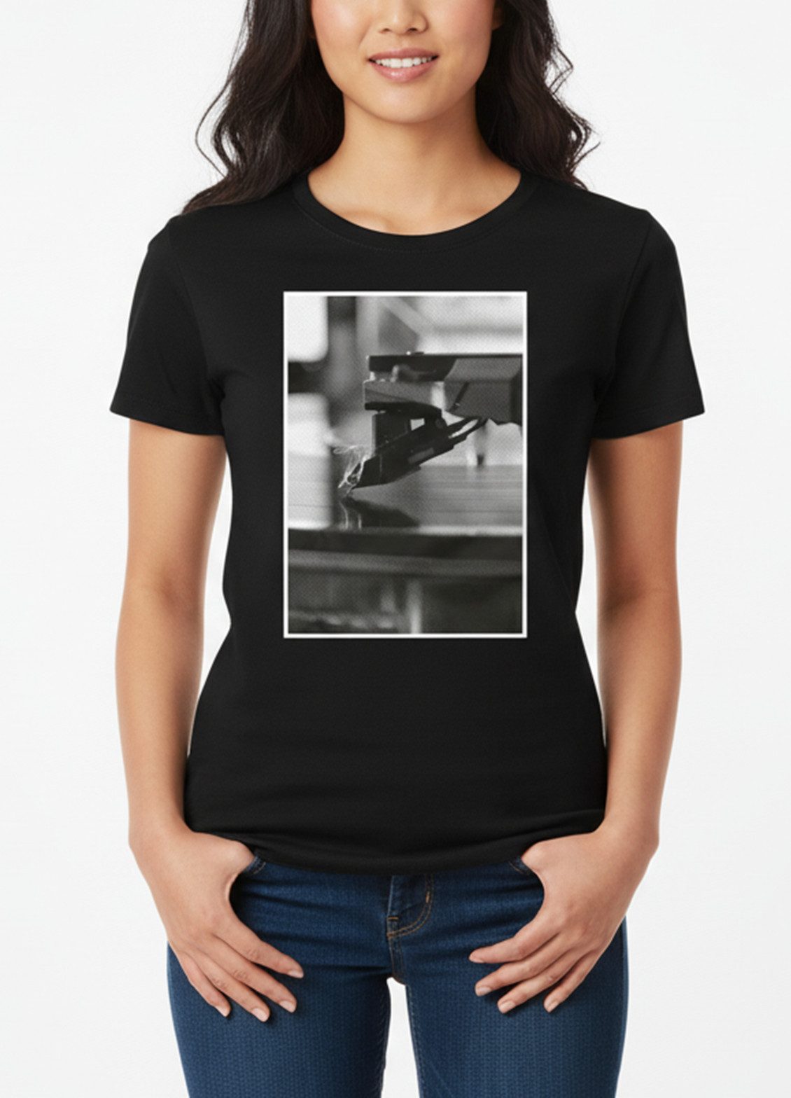 MAKAYA T-Shirt Damen Hip Hop Musik Punk Rock Disco Party Top Bandshirt Frau günstig online kaufen