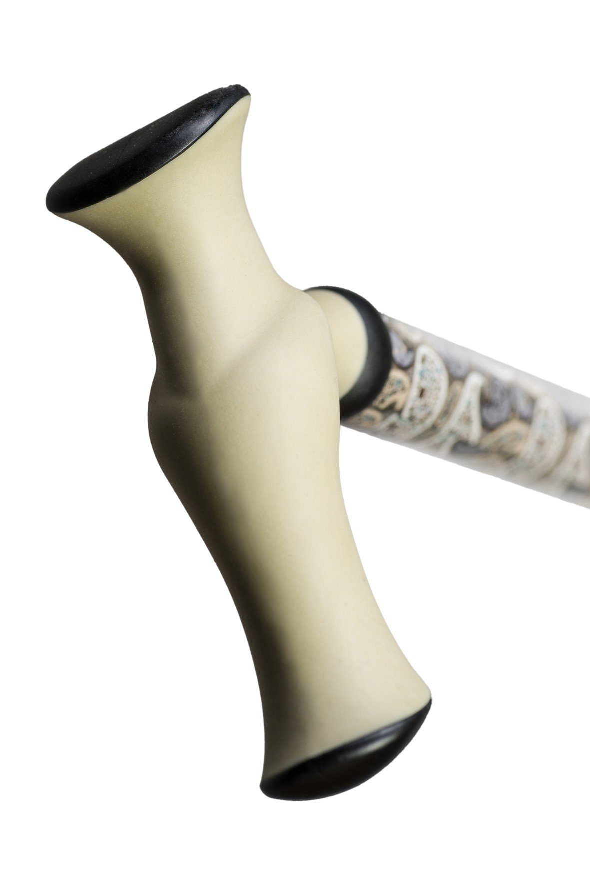 Stockshop Gehstock Gehstock Supersoft Escort Ergonomic, Leichtmet., höhenverst.