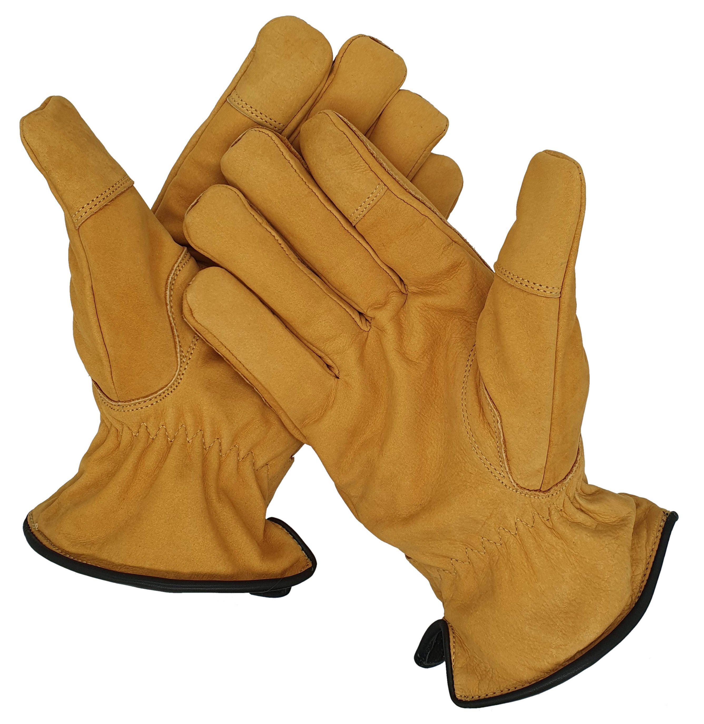 Glow Lederhandschuhe Winter-Lederhandschuhe für Herren aus 100% Nubuk-Leder günstig online kaufen