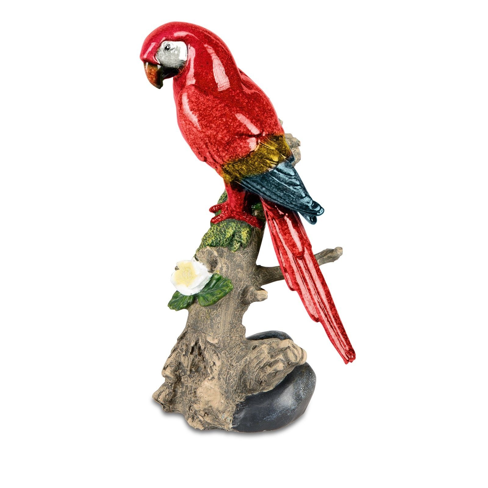 formano Dekofigur (1 Zweig, St) auf Dekofigur Papagei rot