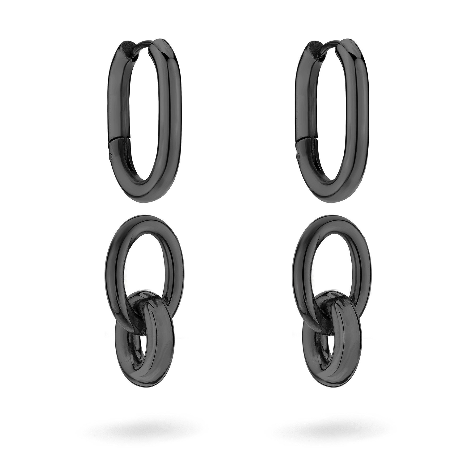 Liebeskind Berlin Paar Ohrstecker Modern Knot Edelstahl – Bild 3 von 3