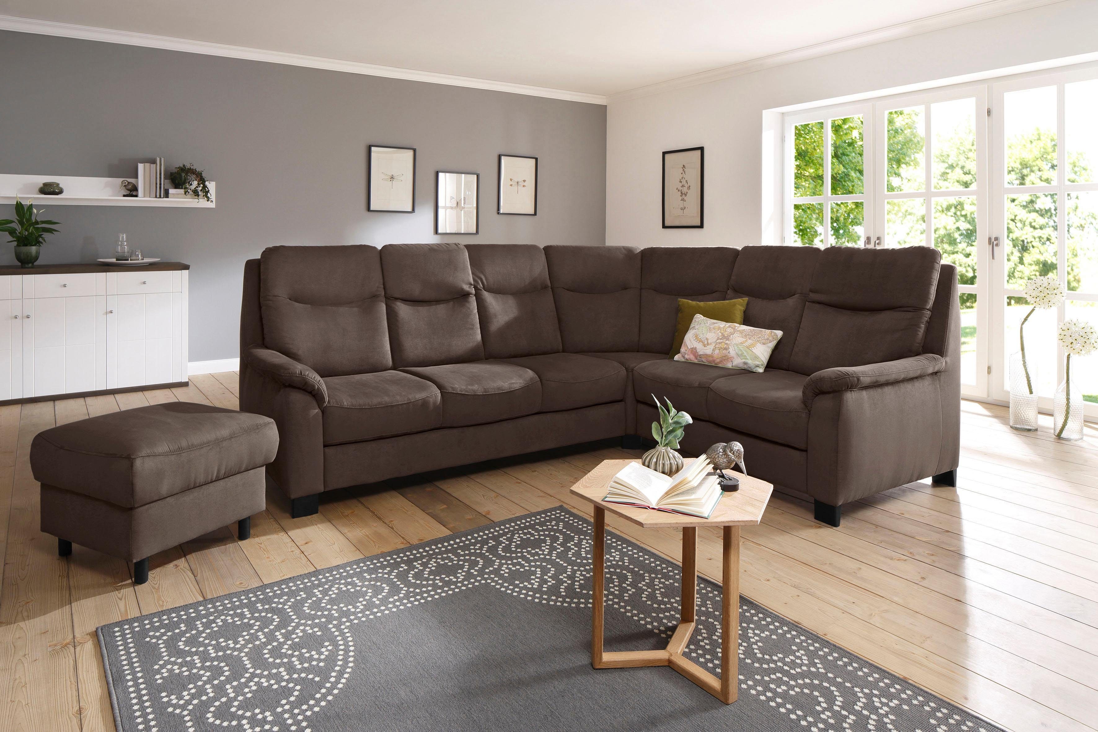 Home affaire Ecksofa Boccaccio L-Form, mit günstig online kaufen