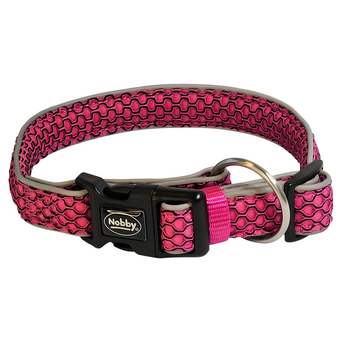 Nobby Hunde-Halsband Halsband Mesh Air himbeer