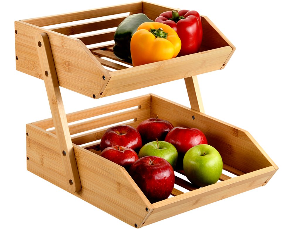 KESPER® Ablageregal Regal, 2 Stufen, Bambus, FSC, 1-tlg. günstig online kaufen