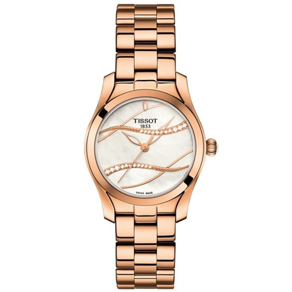 Tissot Luxusuhr Damenuhr T-WAVE W-DIAMONDS (30 mm)