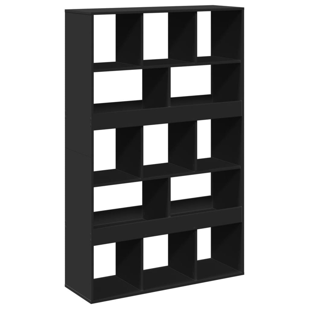 vidaXL Bücherregal Raumteiler Schwarz 100x33x156,5 cm günstig online kaufen