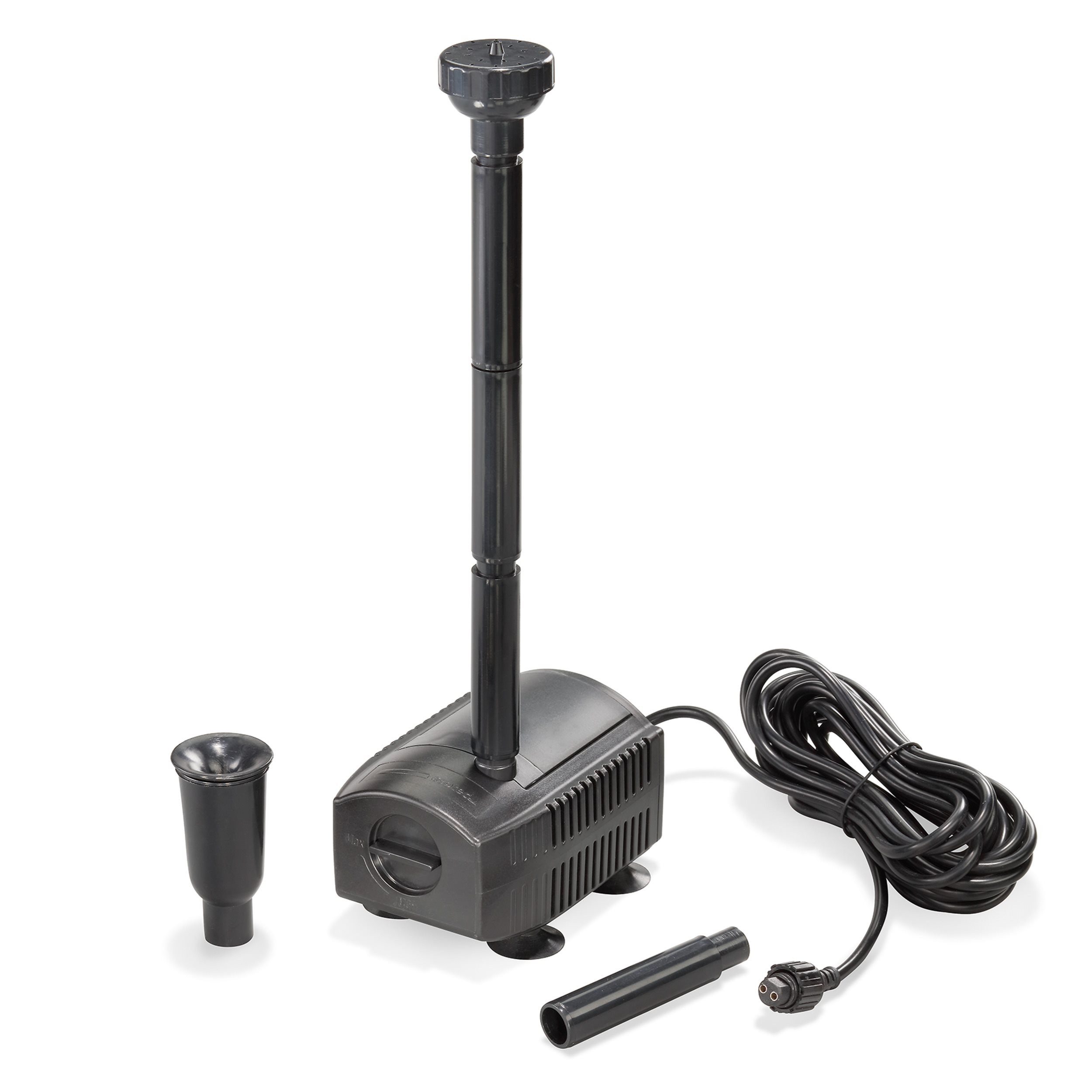 esotec Solarpumpe 650/870 Fountain, Einzelpumpe 12-18V/DC 650-870l/h Teichpumpe 101991 (Komplettset)
