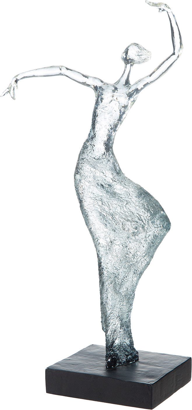 GILDE Skulptur Skulptur Seelentanz klar; schwarz (1 St), Harmonie Innigkeit Ruhe Emotion Kunstfigur