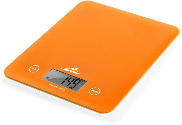 eta Küchenwaage »ETA277790030 Lori orange«, (1 tlg), bis 5kg, Genauigkeit 1g, LCD Display, TARE  - Onlineshop OTTO