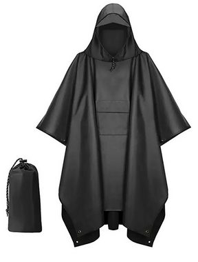 Fivejoy Regenjacke Wasserdicht Regenponcho Herren,Leicht Atmungsaktiv, für Fahrrad (1-St)