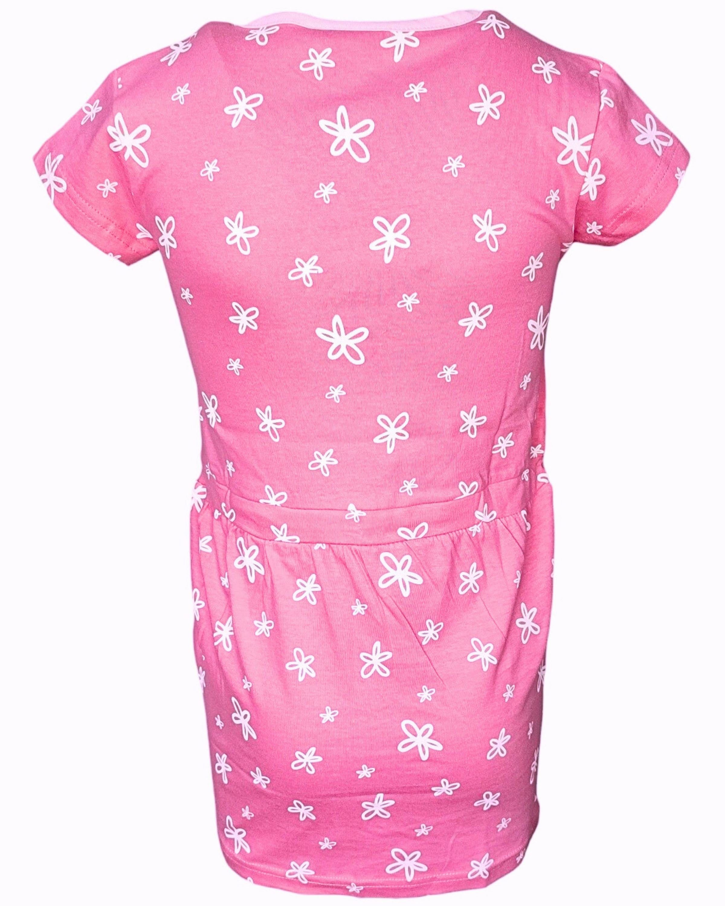Lilo Sommerkleid Mädchen Gr. cm für Jerseykleid & 98-128 Stitch Pink