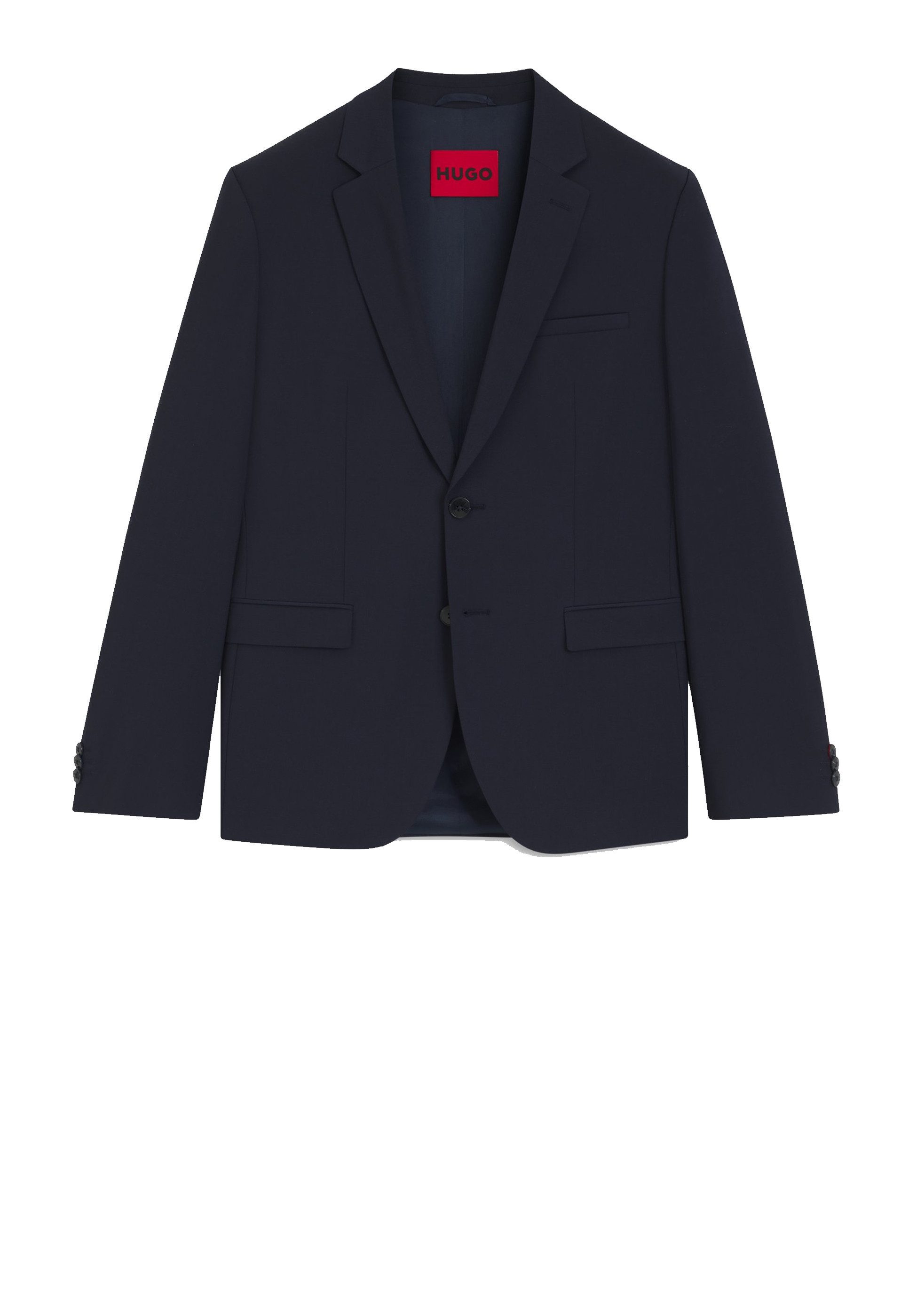 HUGO Anzugsakko Slim-Fit Sakko aus Woll-Mix (1-tlg)