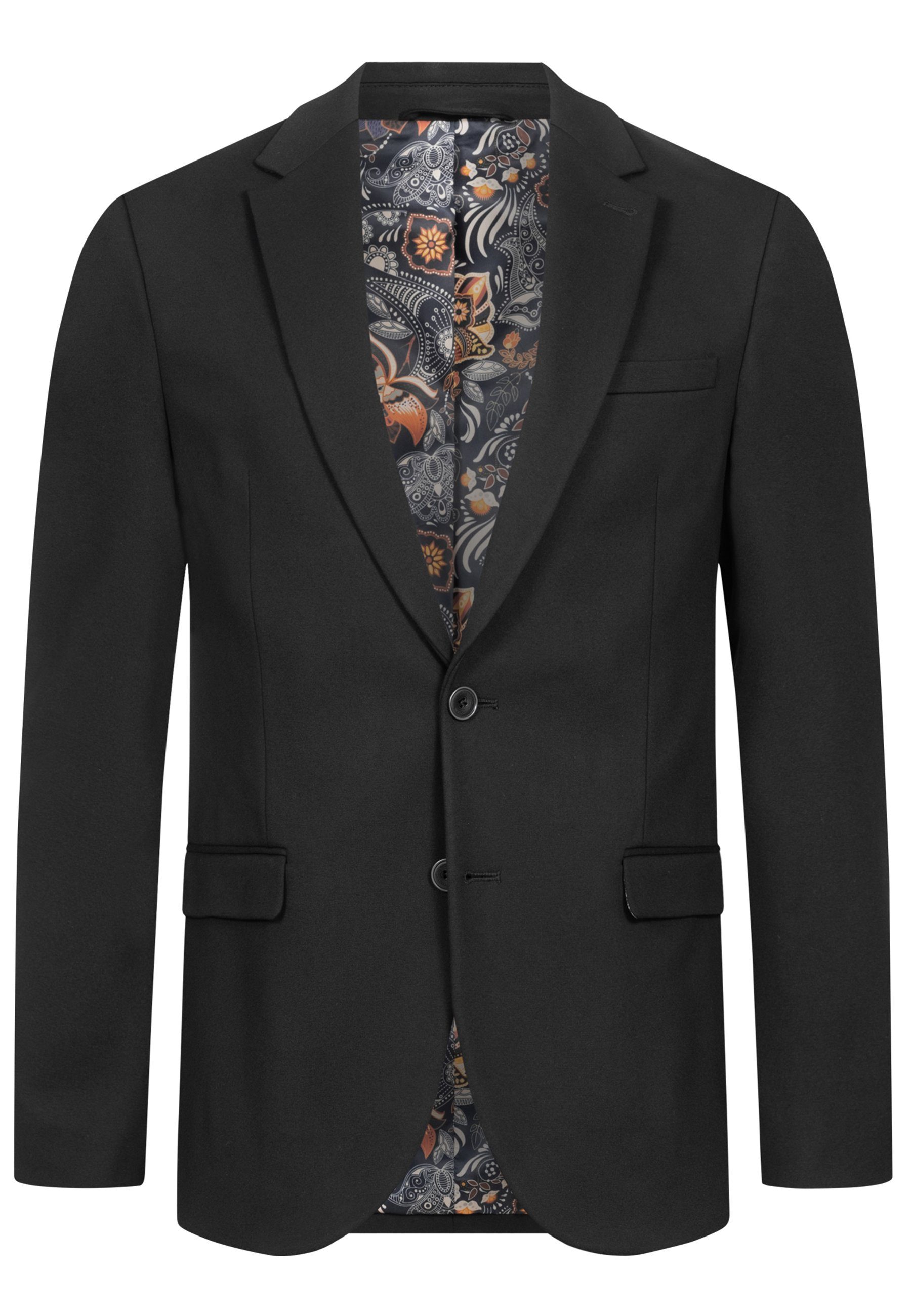 JEFF Anzugsakko Herren JFEzra Sakko Herrensakko Jacket mit schmal geschnittenem Revers – Bild 2 von 5