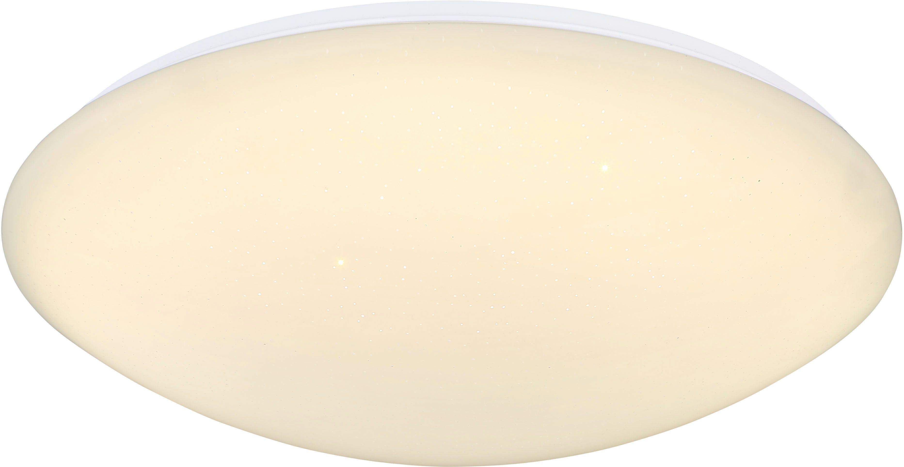 GLOBO LIGHTING LED Deckenleuchte ATREJU I, LED fest integriert, Tageslichtweiß, Deckenlampe/rund/Wohnzimmer/Schlafzimmer/Sterneeffekt