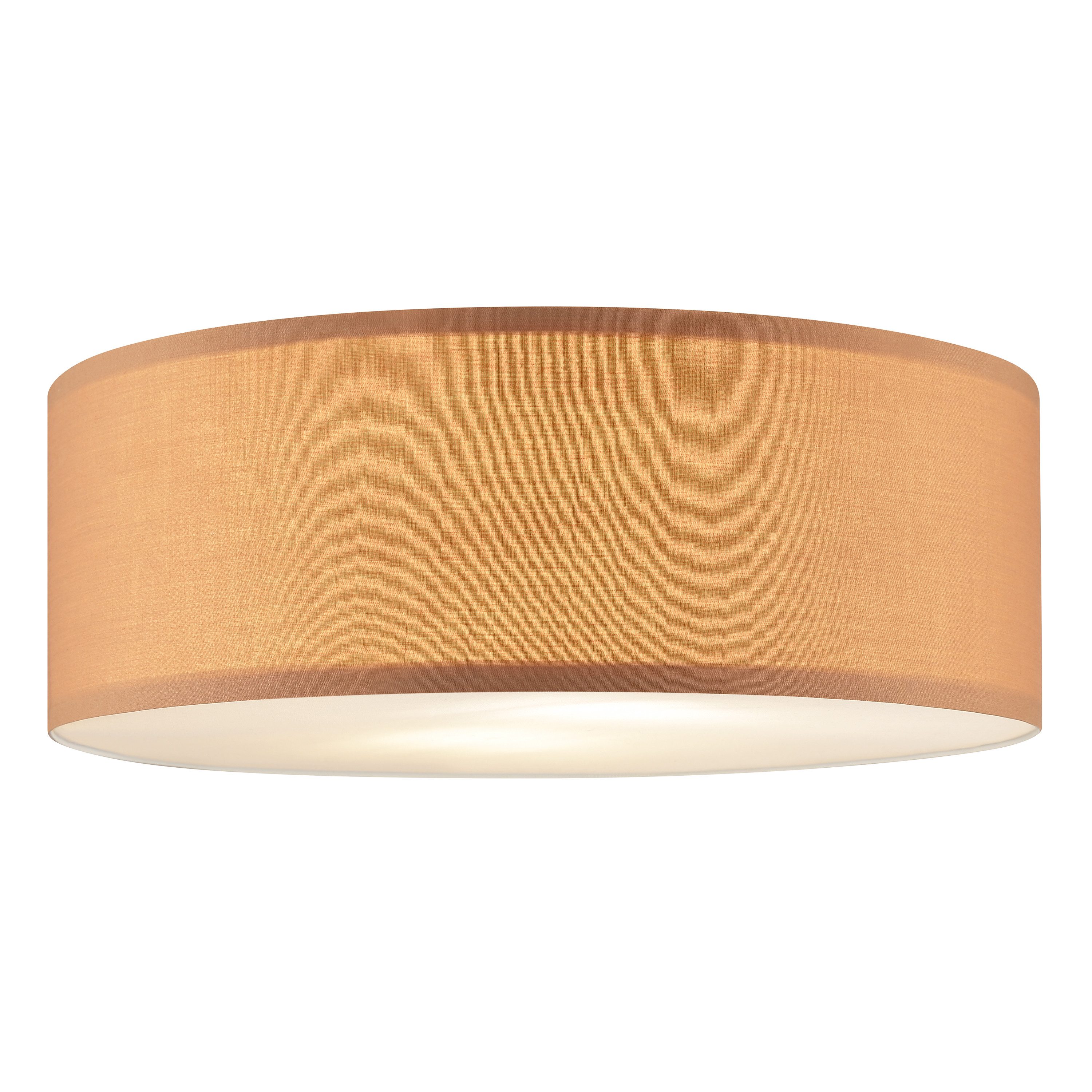 OTTO home Deckenleuchte Stellan, ohne Leuchtmittel, Deckenlampe Stoff Textilschirm Ø 45cm