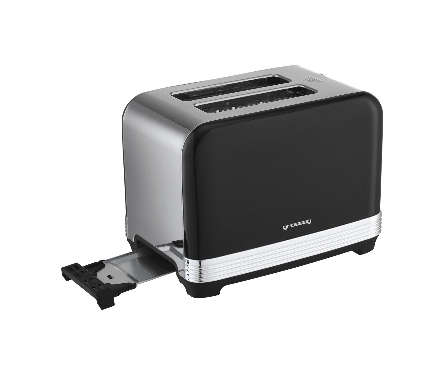 grossag Toaster Edelstahl-Toaster, TA 28, 2-Scheiben Toaster, für 2 Scheiben, 930,00 W, Metallic-Design
