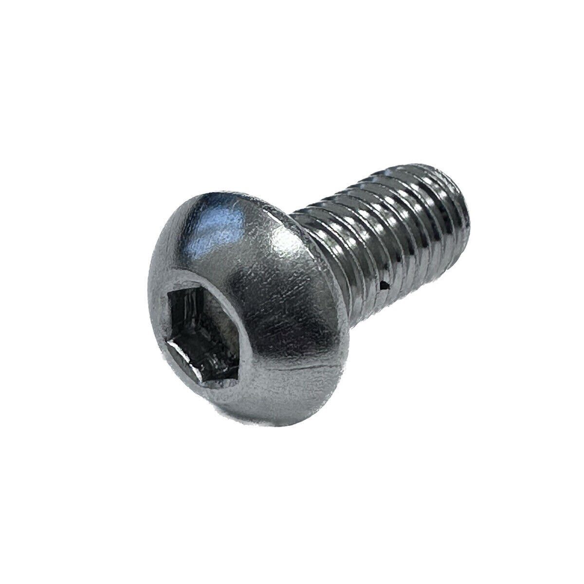 Zenit Energy GmbH Flachrundkopfschraube mit Innensechskant 10 x M8 x 16 nach ISO 7380-1 Edelstahl A2