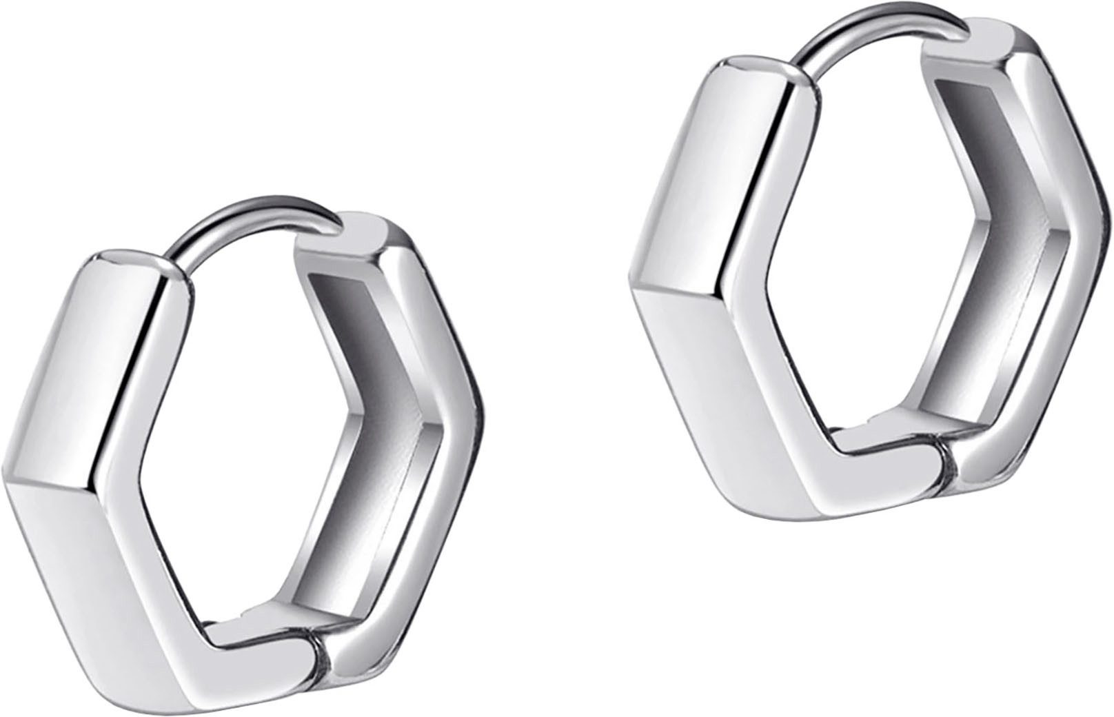 Firetti Paar Creolen Schmuck Geschenk Edelstahl Ohrschmuck Ohrringe Classic