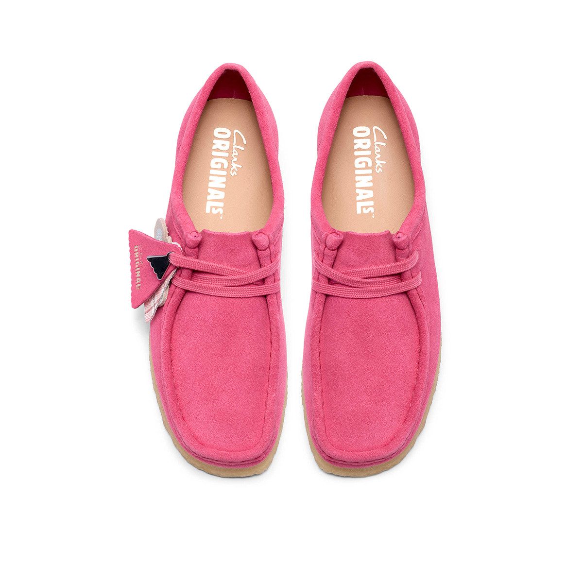 Clarks Clarks Wallabee 26186511 4, Schnürschuhe, Rose, Damen Schnürschuh