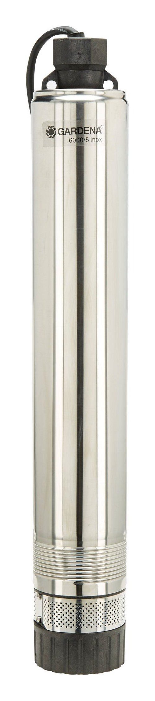 GARDENA Gartenpumpe, Premium Tiefbrunnenpumpe 6000/5 Inox 1492