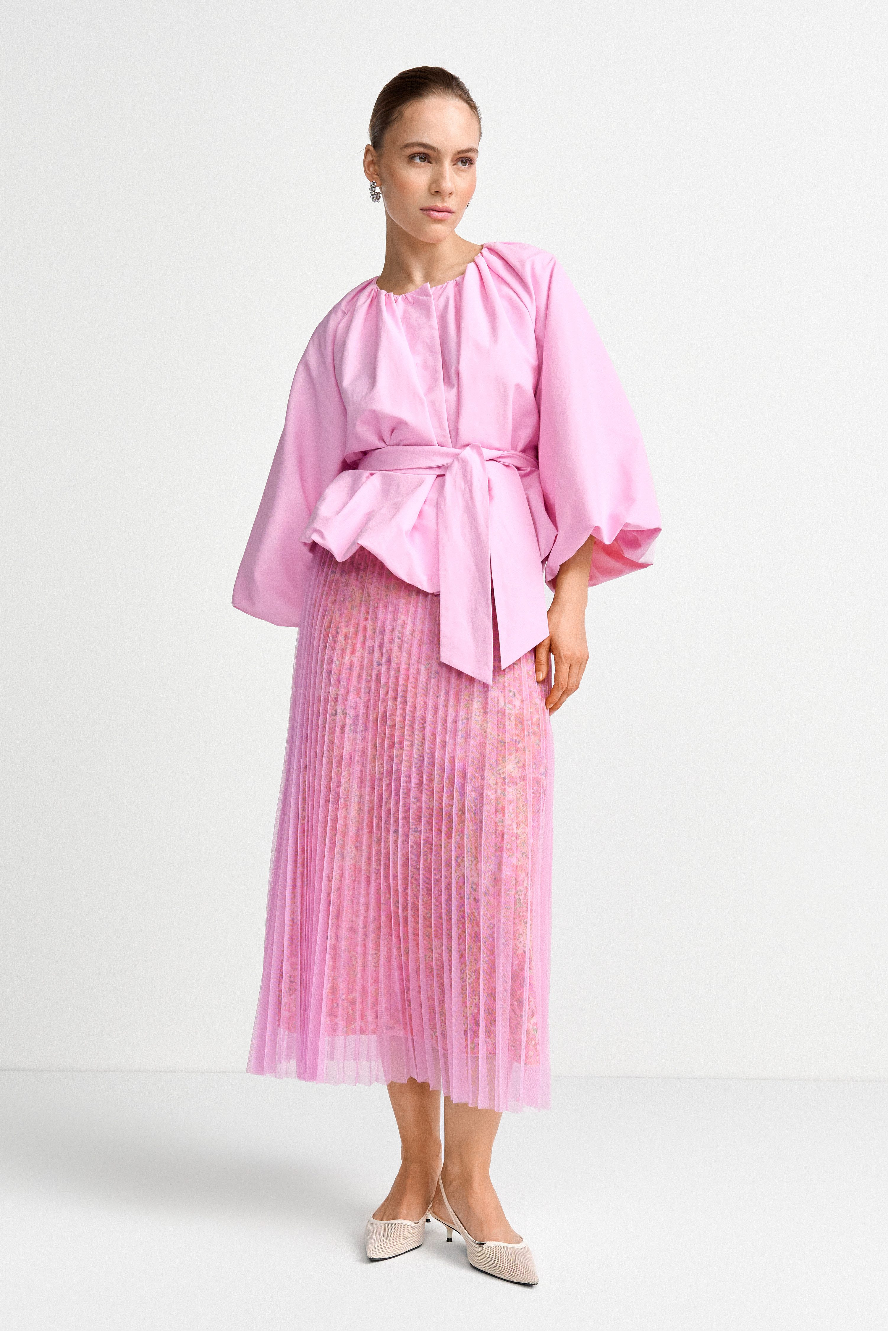 RICHROYAL Tüllrock mit Plissee-Überrock aus Tüll günstig online kaufen