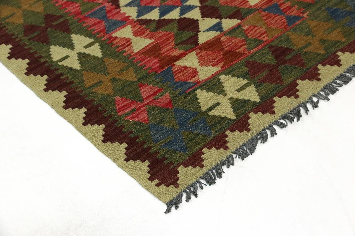 Orientteppich Kelim Afghan 95x199 Nain 3 Handgewebter Läufer, Trading, Höhe: mm rechteckig, Orientteppich