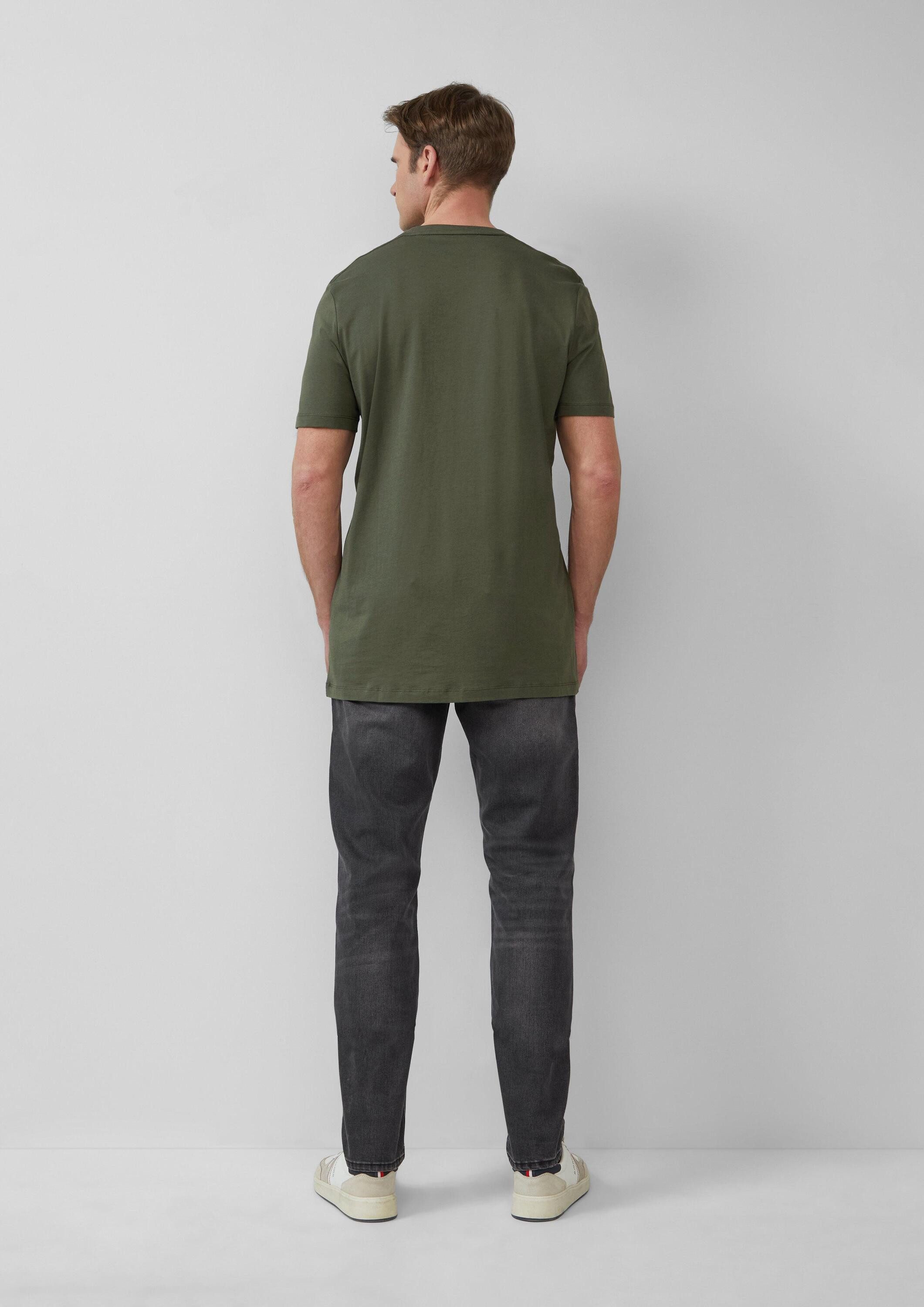 s.Oliver Kurzarmshirt T-Shirt T-Shirt mit Logo-Print