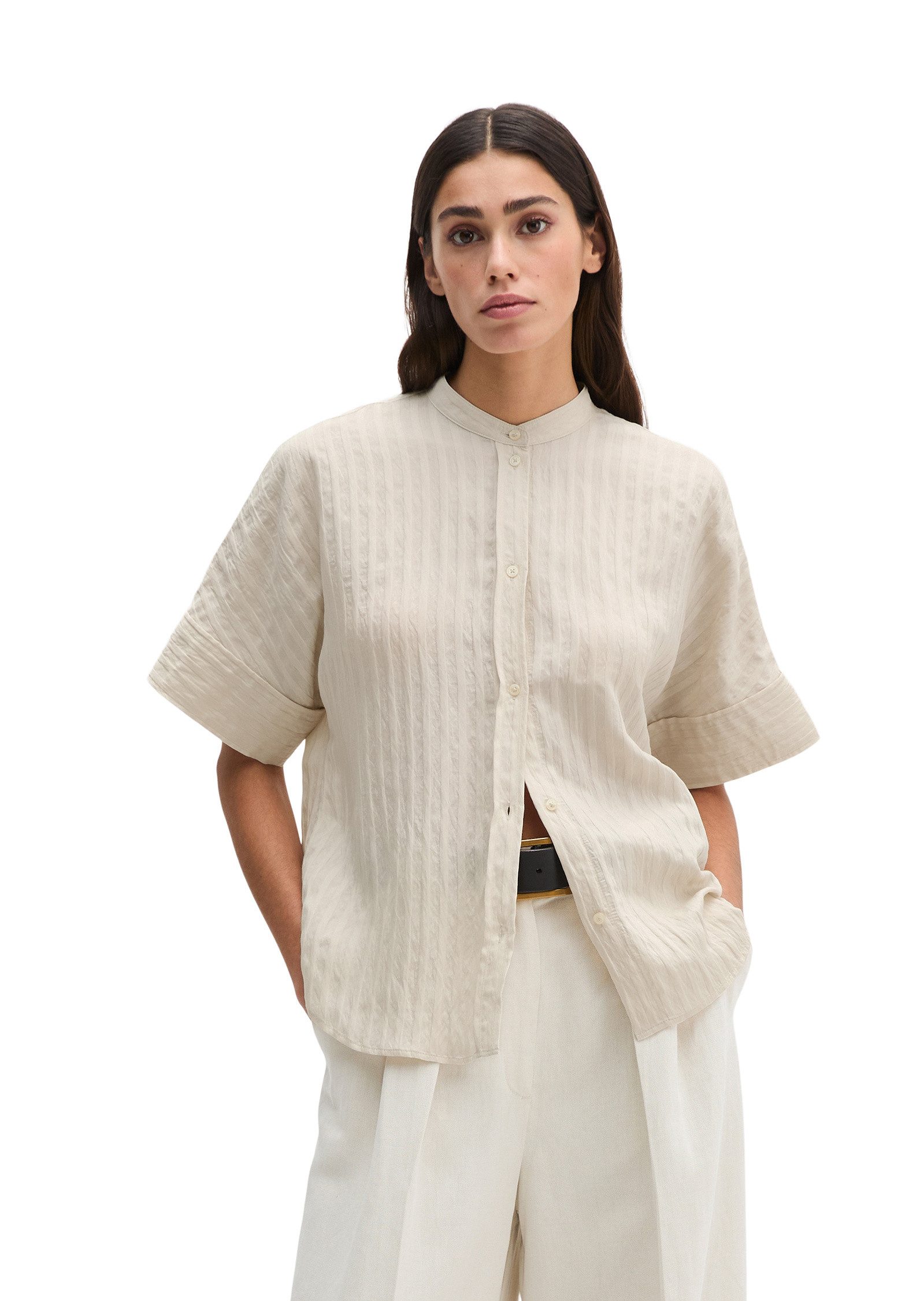 Marc O'Polo Kurzarmbluse aus TENCEL™ Modal