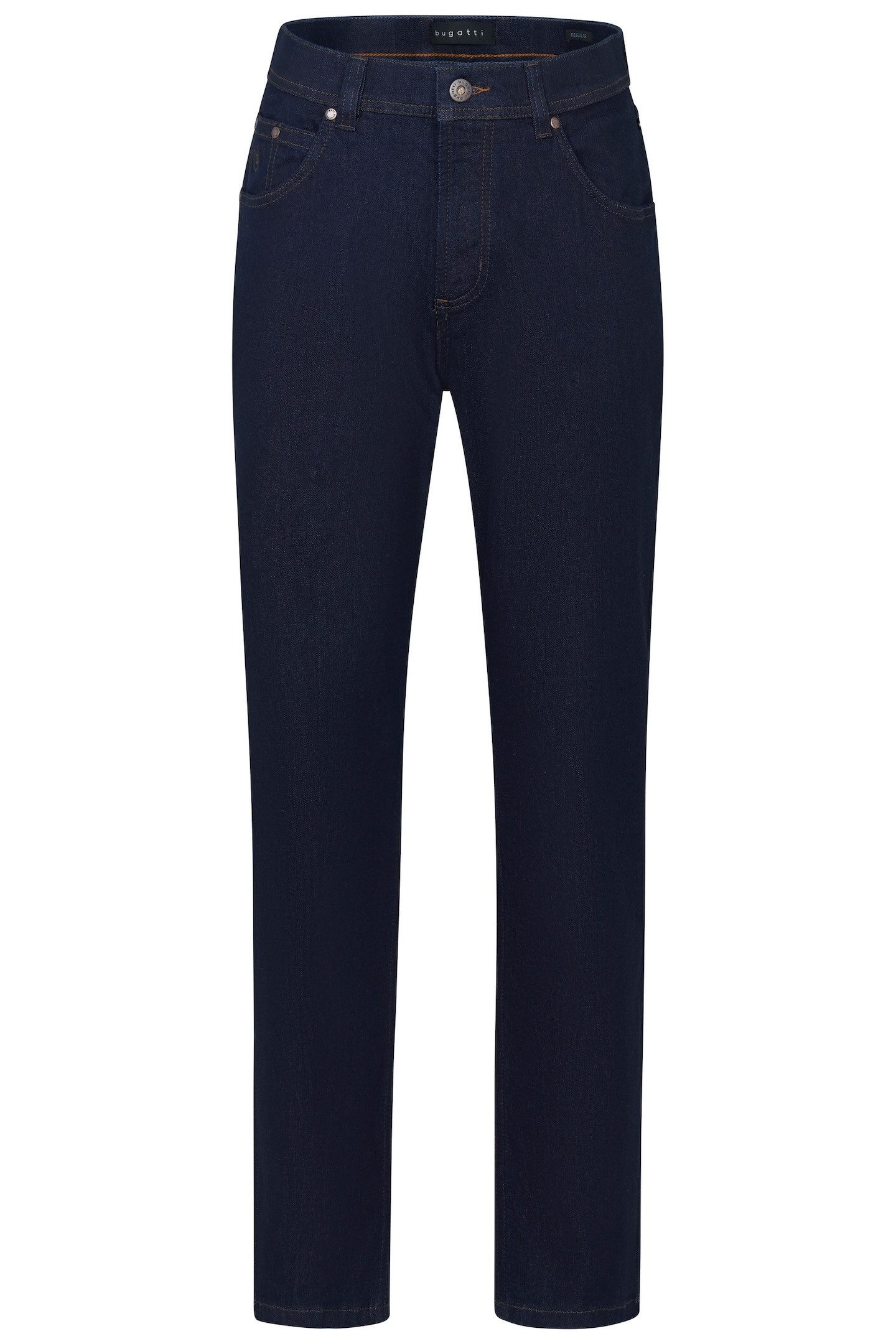 bugatti 5-Pocket-Jeans Regular Fit aus Authentic Denim mit Stretch-Komfort