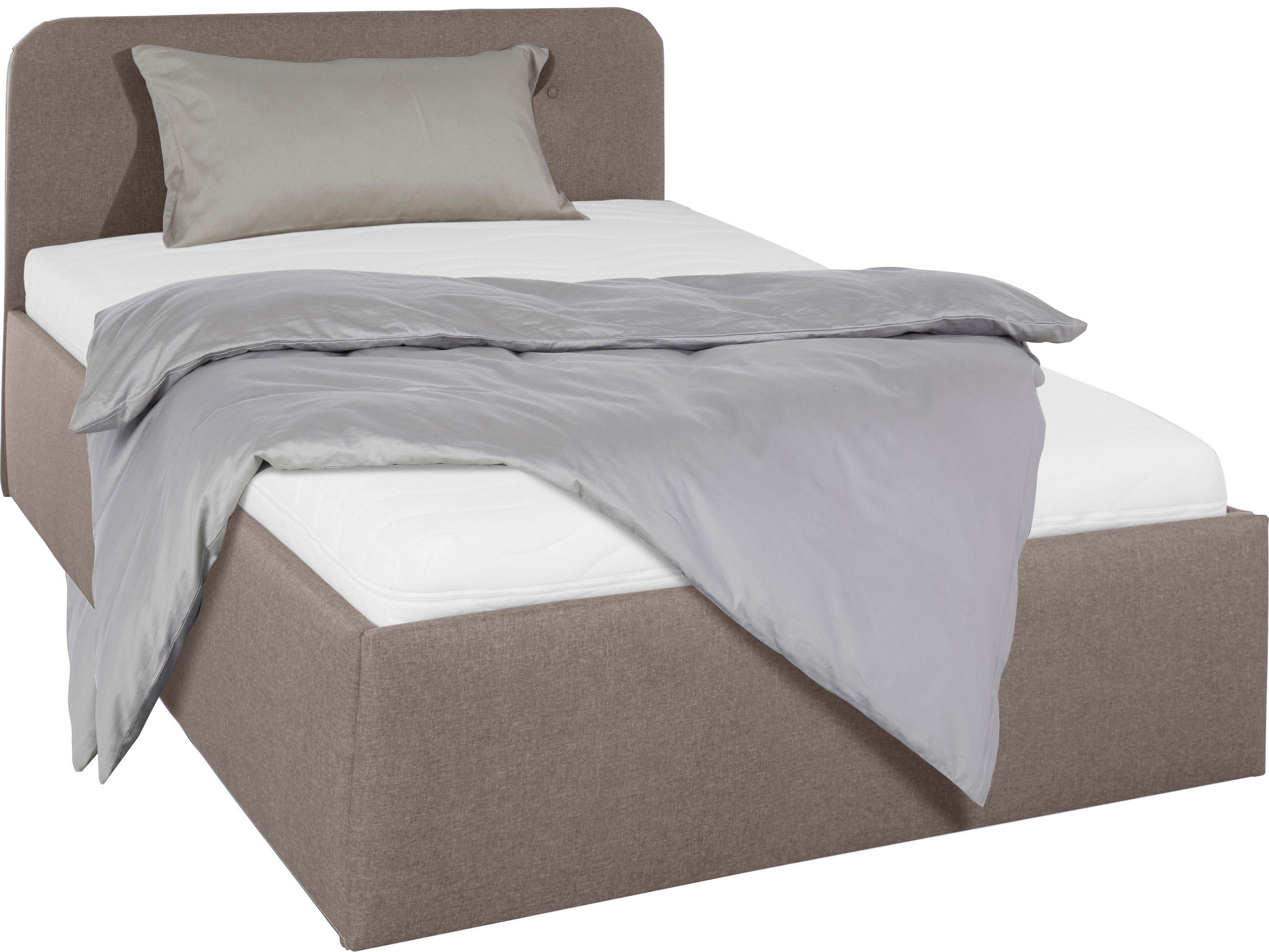 Westfalia Schlafkomfort Polsterbett Rostock, auch mit Stauraum und Kopfteilverstellung erhältlich