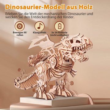 HomeGuru 3D-Puzzle Modellbausatz,3D Holzpuzzle,mechanisches Modell,Geschenk,Hobby, 366 Puzzleteile