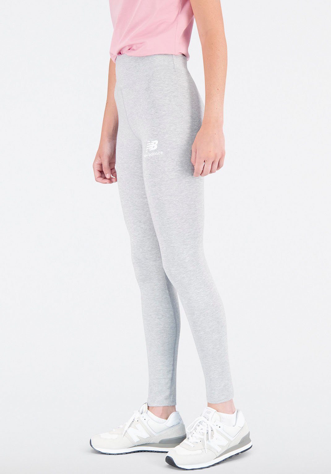 New Balance Leggings NB LEGGING ESSENTIALS STACKED grey Athletic