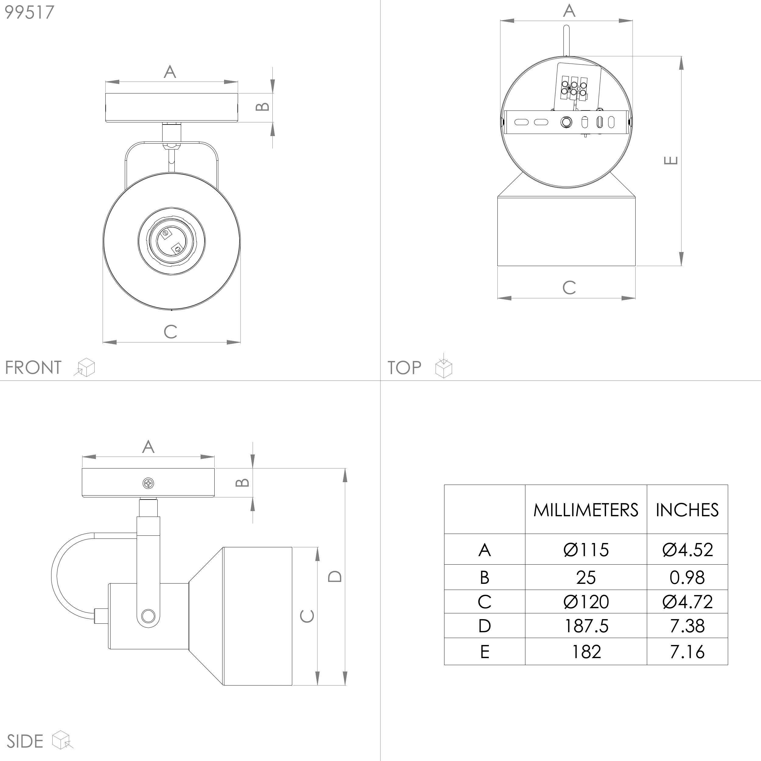 E27 Fassung CASIBARE, ohne Wandstrahler Deckenspot Wohnzimmerlampe, Leuchtmittel, Leuchtmittel EGLO wechselbar, Lampe Schlafzimmerlampe,