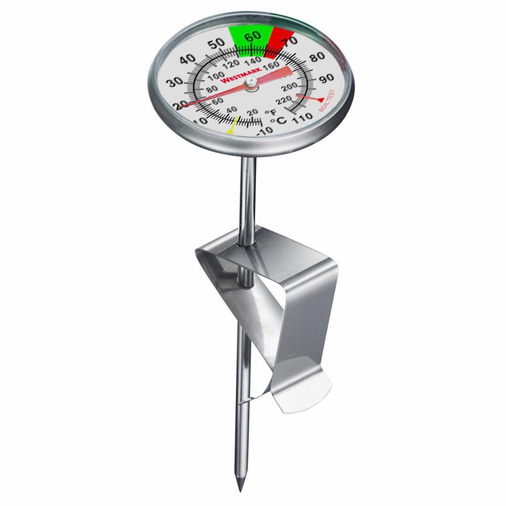 Kochthermometer /Milch-Thermometer, zum optimalen Aufschäumen von Milch, Barista-Therm