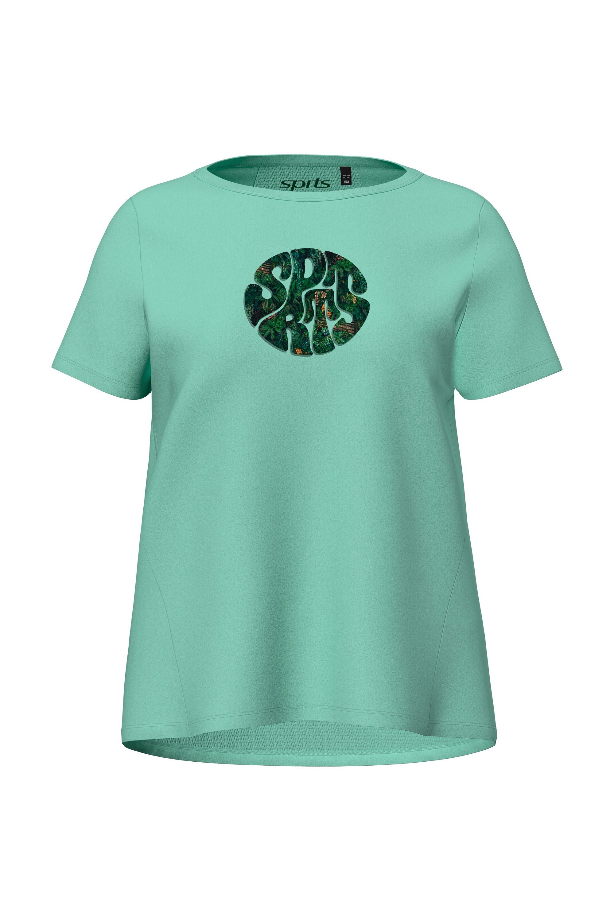 Ulla Popken T-Shirt Funktions-Shirt UV-Schutz Rundhals Halbarm