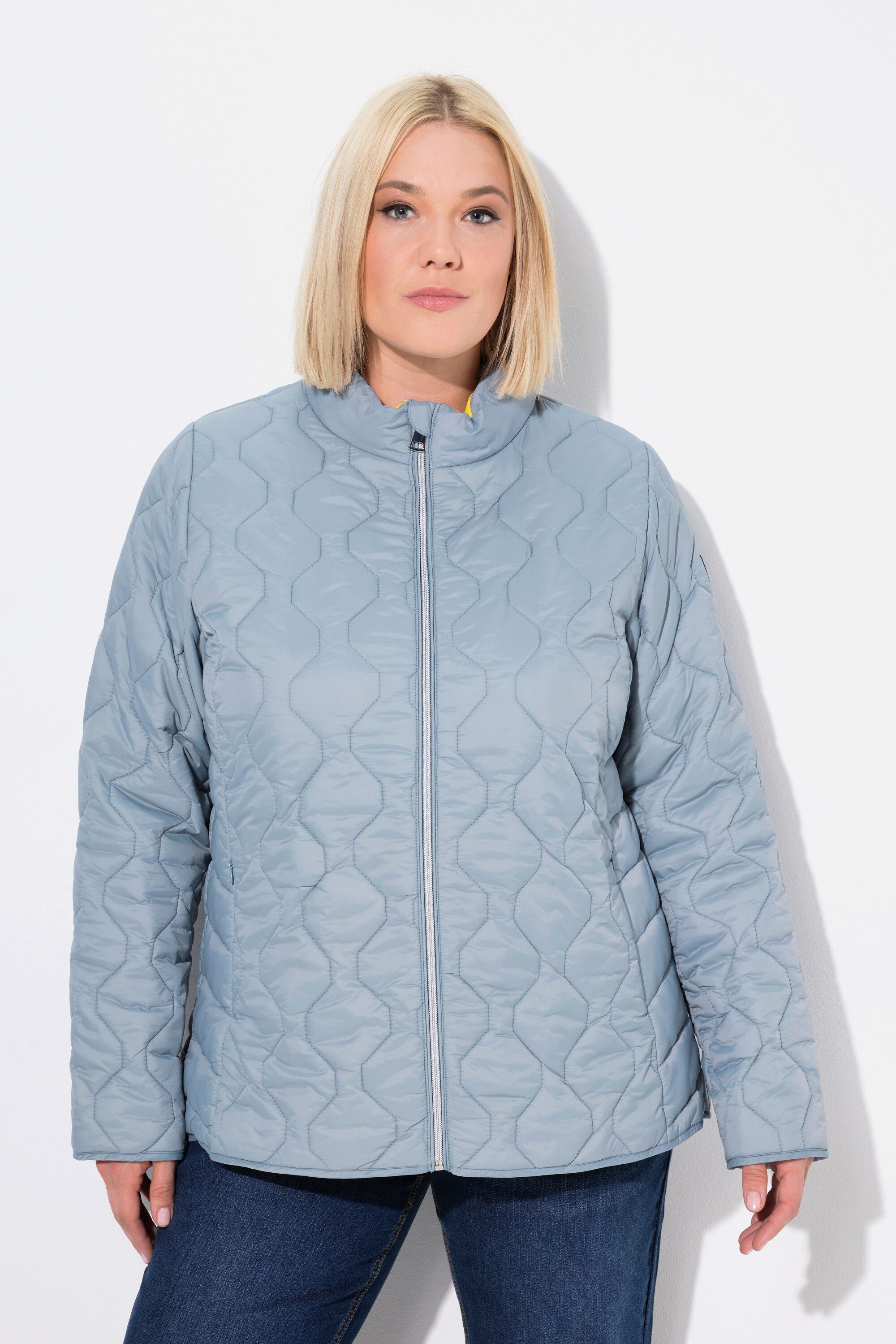Ulla Popken Steppjacke HYPRAR Leichtstepp-Jacke wasserabweisend günstig online kaufen