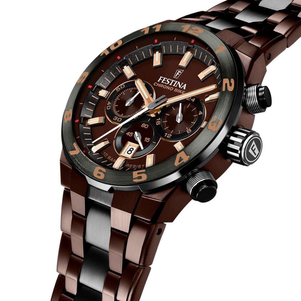 Festina Chronograph F20708/1 – Special Edition – Braun – Edelstahlband – 45 günstig online kaufen