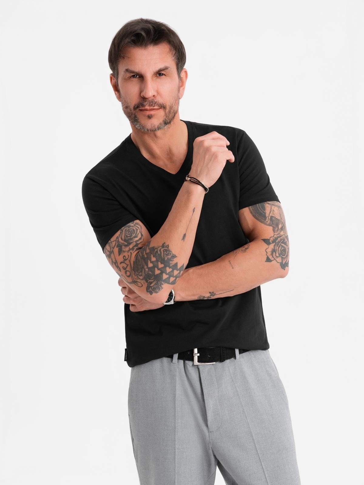 OMBRE T-Shirt BASIC Herren T-Shirt aus günstig online kaufen