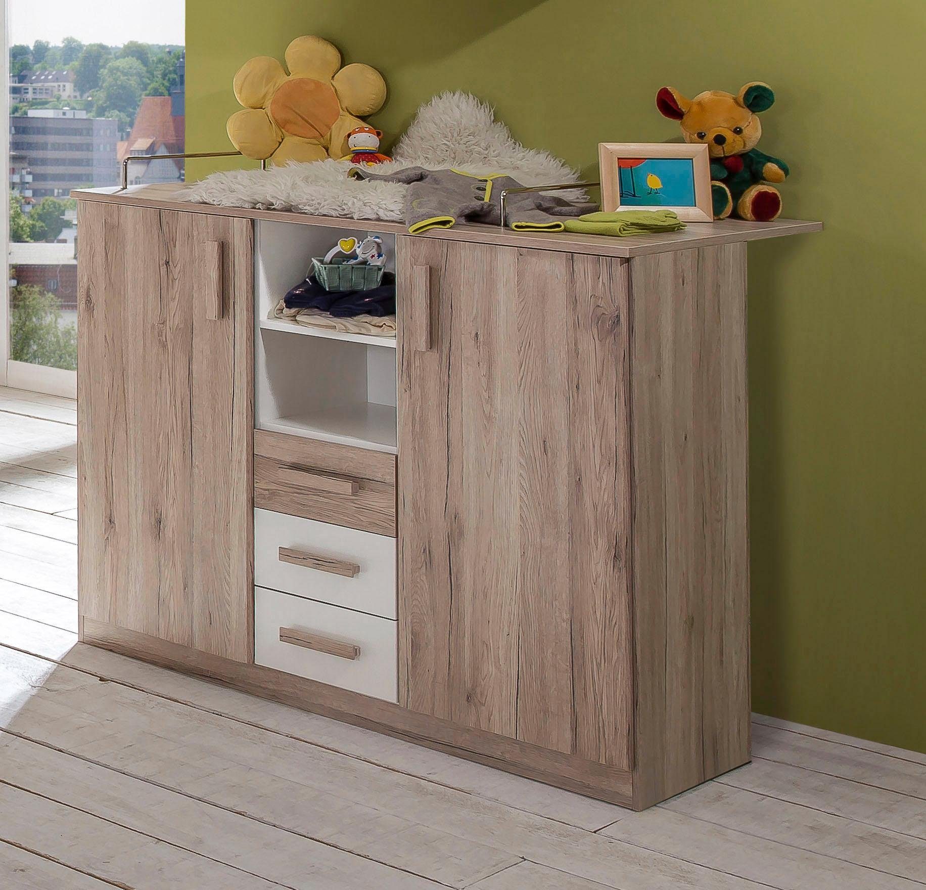 Wimex Babyzimmer-Komplettset Bergamo, (Set, 3-tlg), Bett + Wickelkommode + Eckschrank – Bild 3 von 5