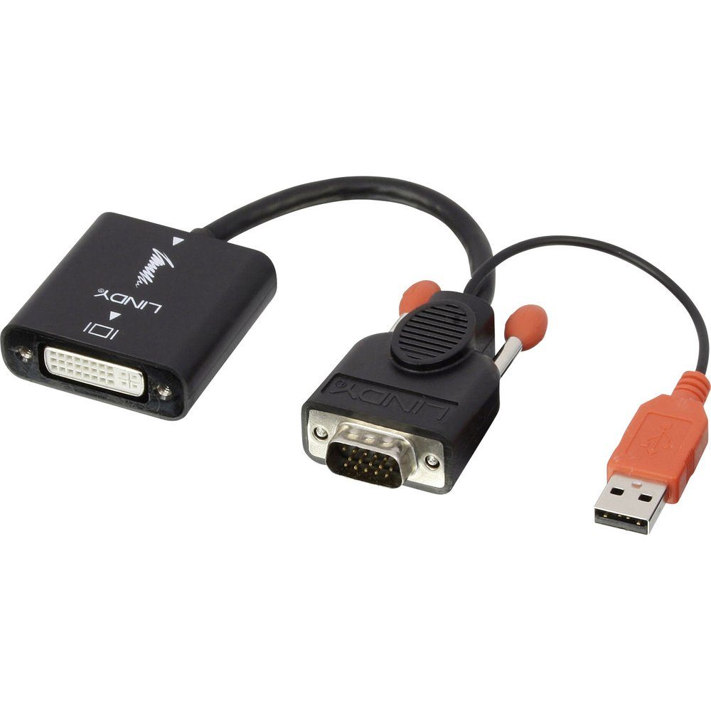LINDY Monitor Konverter [VGA - DVI] Audio-Adapter