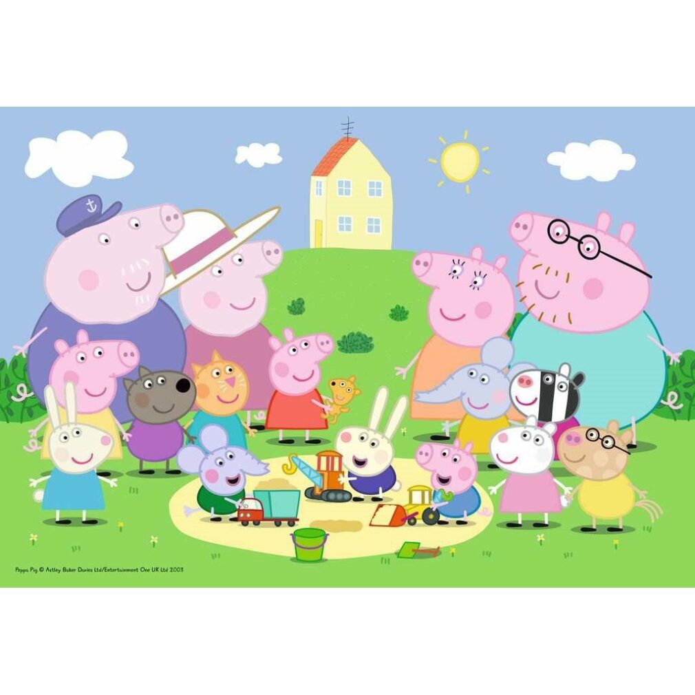 Ravensburger Puzzle RAVENSBURGER Puzzle Peppa Pig: Spaß an der Sonne 35 Teile, Puzzleteile