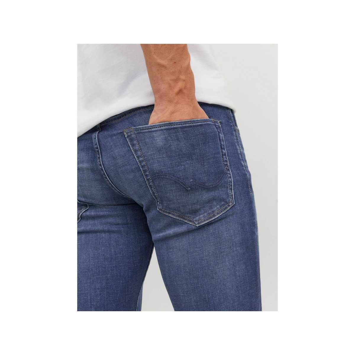 passform Straight-Jeans Jones (1-tlg) blau textil & Jack