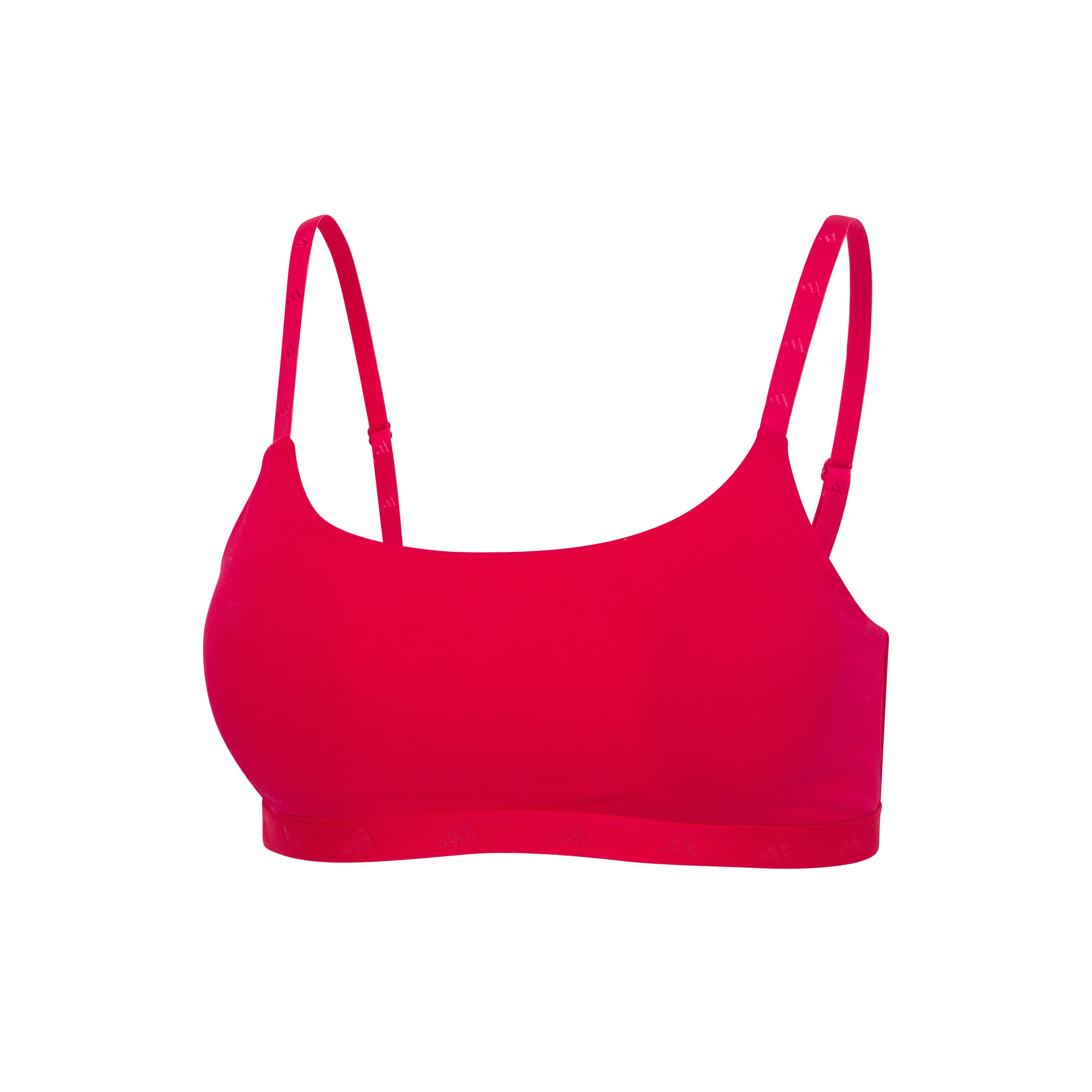 adidas Sportswear Bralette-BH Active Essentials Cotton mit verstellbaren Trägern und herausnehmbaren Pads