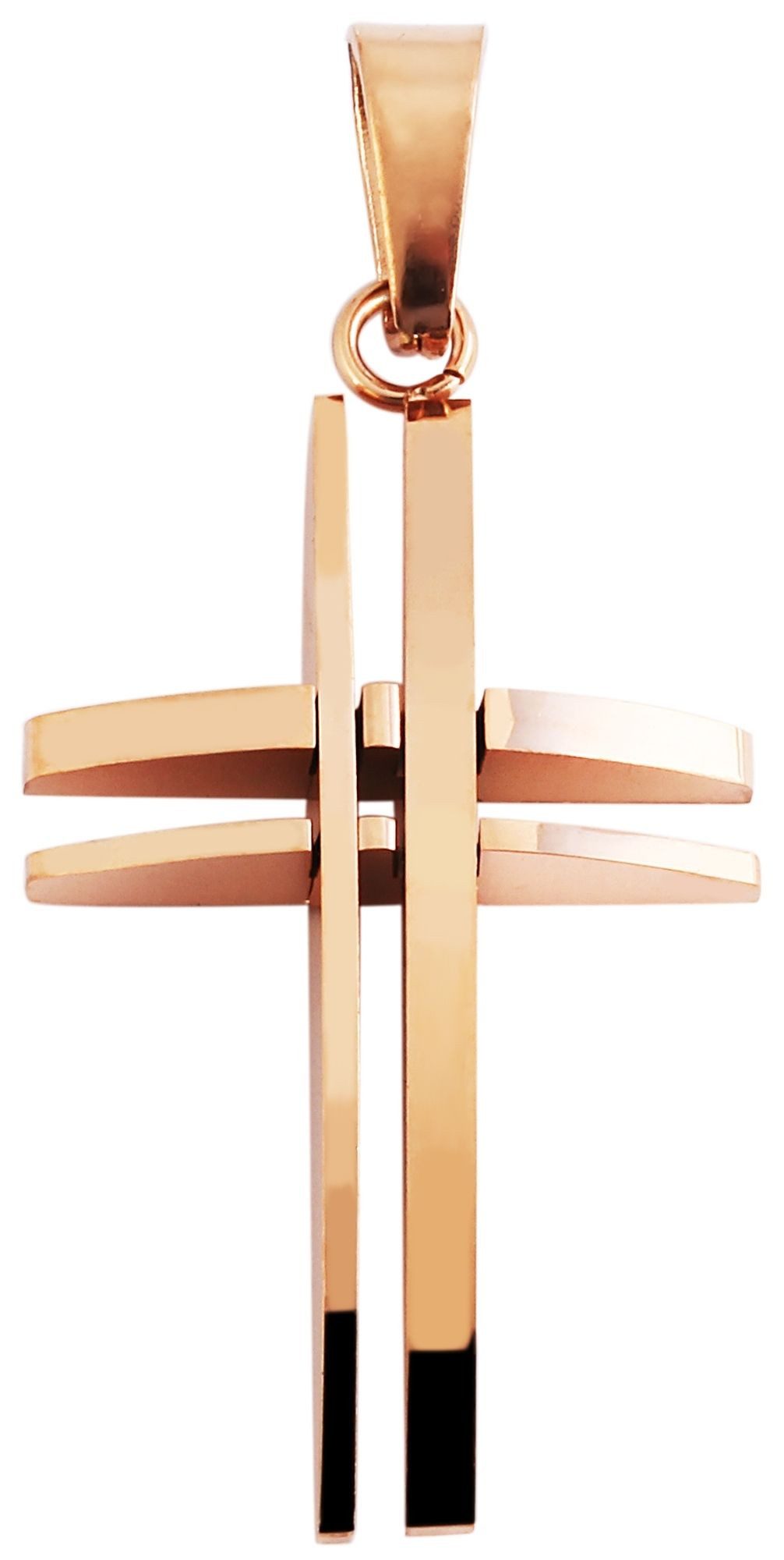 Kettenanhänger Anhänger – Kreuz Kreuzanhänger aus Edelstahl