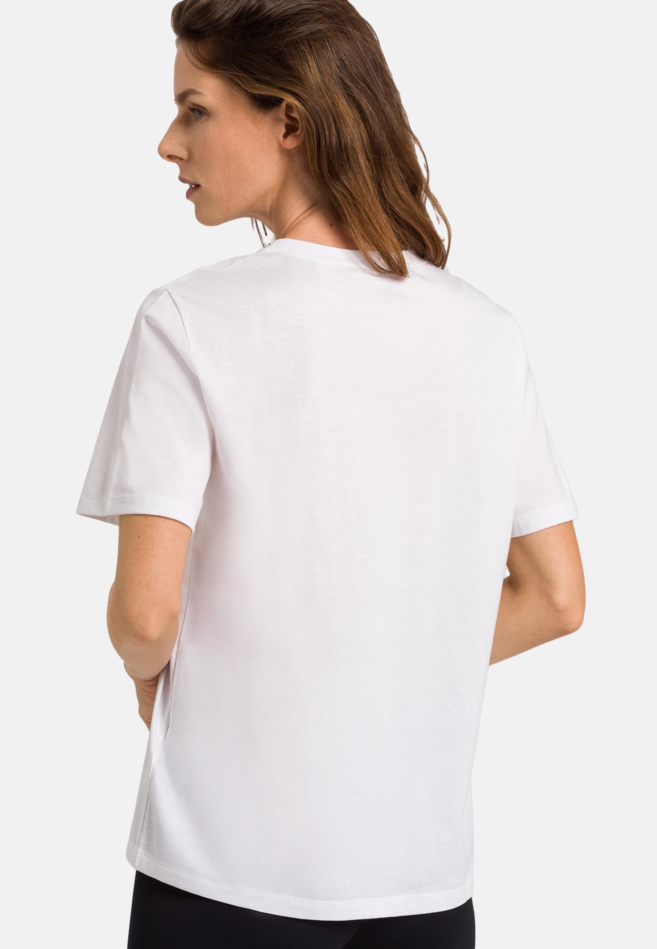 Hanro Pyjamaoberteil Natural Shirt (1-tlg) Schlafanzug Oberteil - Baumwolle - Blickdicht