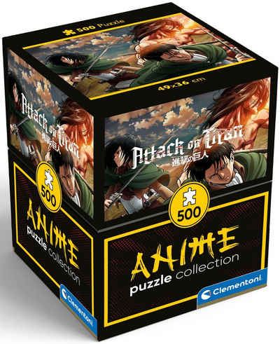 Clementoni® Пазли Premium Animé-Collection, Attack on Titan, 500 Пазлиteile, Made in Europe; FSC® - schützt Wald - weltweit