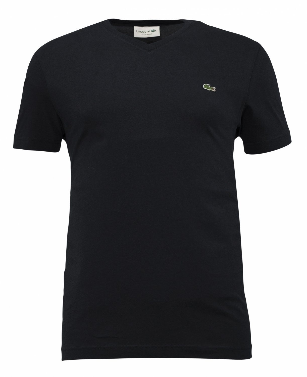Lacoste T-Shirt T-Shirt basic V-Neck TH2036 (1-tlg) schwarz